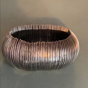 Chunky silver bracelet